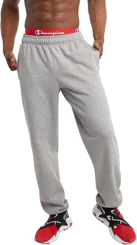 Photo 1 of Champion Men's Sweatpants, Powerblend, Relaxed Bottom Pants for Men (Reg. or Big & Tall)