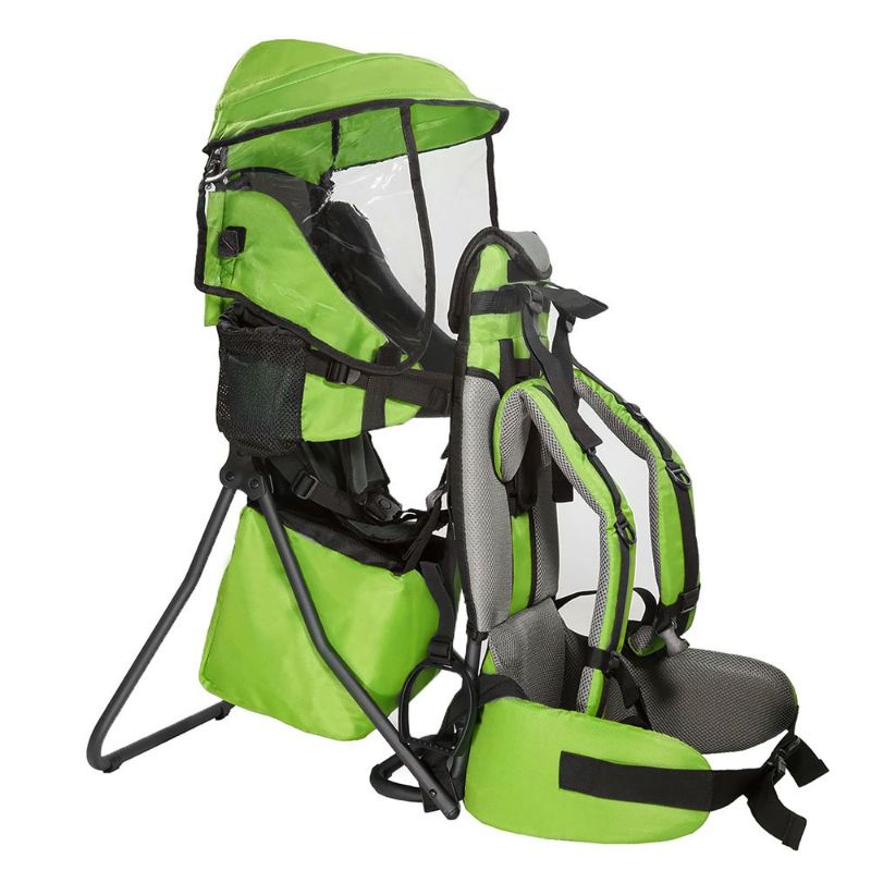 Photo 1 of ClevrPlus Cross Country Baby Backpack Hiking Child Carrier Toddler Green