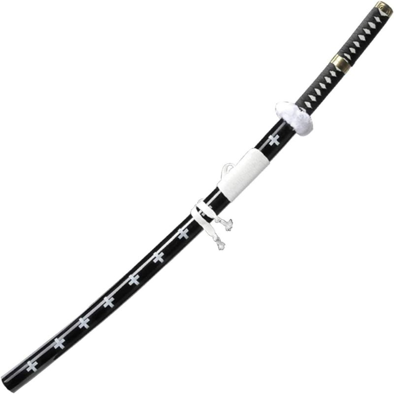 Photo 1 of Sword fort Carbon Steel Roronoa Zoro Swords Real Metal About 41 inches Katana Anime Cosplay Sword,Yama Enma Arashi /Death Surgeon Trafalgar Law /luffy Kitetsu/shisui/wado ichimonji /3-Piece Set/4-Piece Set