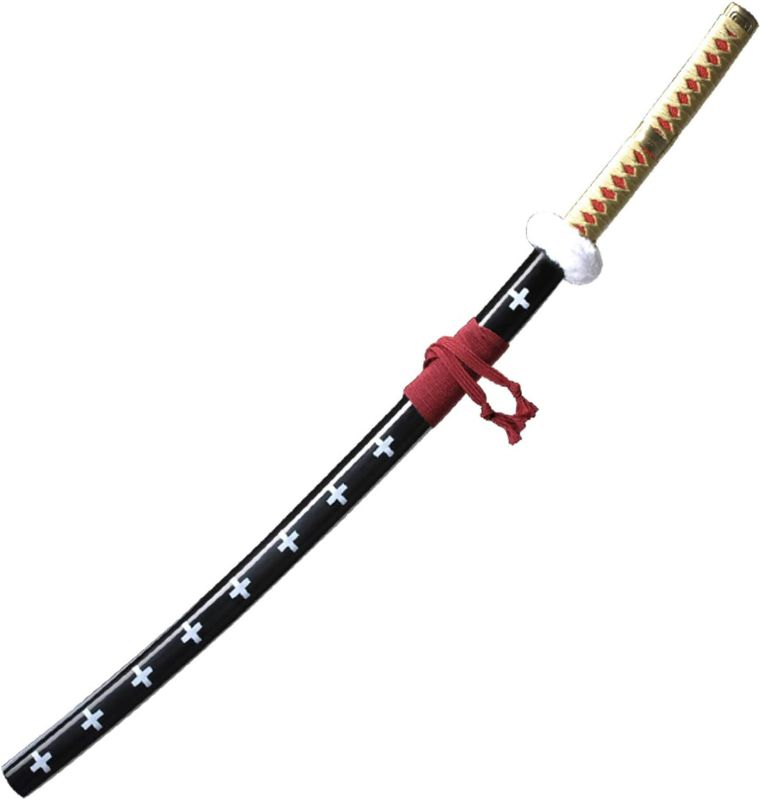 Photo 1 of Sword fort Carbon Steel Roronoa Zoro Swords Real Metal About 41 inches Katana Anime Cosplay Sword,Yama Enma Arashi /Death Surgeon Trafalgar Law /luffy Kitetsu/shisui/wado ichimonji /3-Piece Set/4-Piece Set