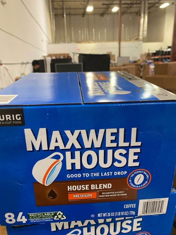 Photo 2 of Maxwell House House Blend Medium Roast K-Cup® Coffee Pods (84 ct Box) House Blend 84 Count (Pack of 1)
