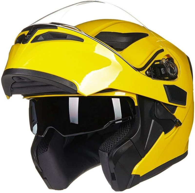 Photo 1 of ILM Motorcycle Dual Visor Flip up Modular Full Face Helmet DOT 6 Colors Model 902 (Large)