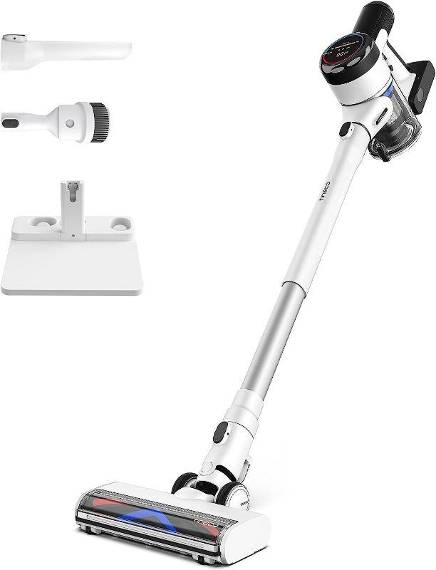 Photo 1 of Tineco Pure ONE S15 Essentials Smart Cordless Vacuum Cleaner, Stick Vacuum with ZeroTangle Brush & Fade-Free Suction, Deep Clean for Hard Floor & Carpets, Pet Hair Cleaning with Led Headlights