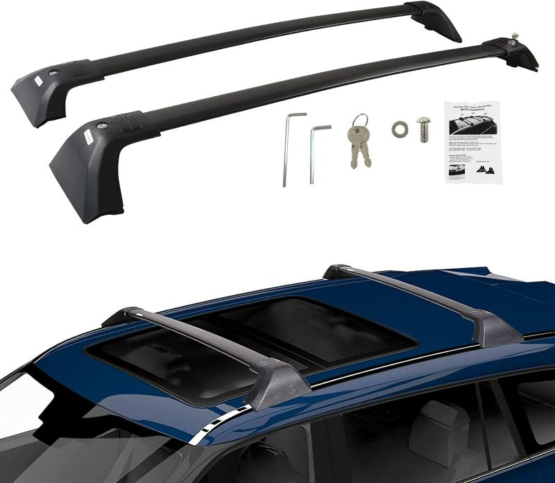 Photo 1 of GaeaAuto Roof Rack Cross Bars fit for 2020-2022 Toyota Highlander XLE, Limited, Platium, Top Rail Cargo Rooftop Luggage Gear Bike Carrier Set