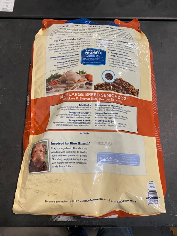 Photo 3 of Blue Buffalo Life Protection Formula Natural Adult Large Breed Dry Dog Food, Chicken and Brown Rice 30-lb