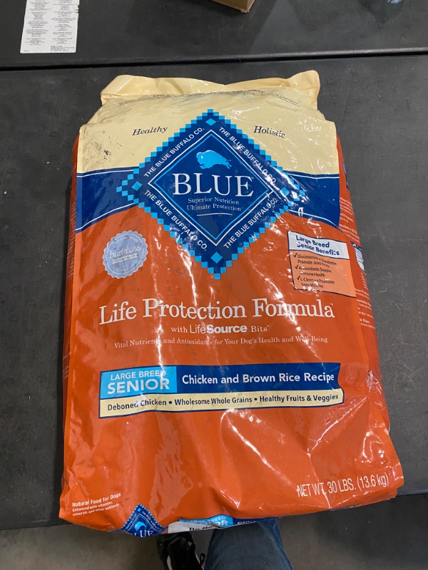 Photo 2 of Blue Buffalo Life Protection Formula Natural Adult Large Breed Dry Dog Food, Chicken and Brown Rice 30-lb