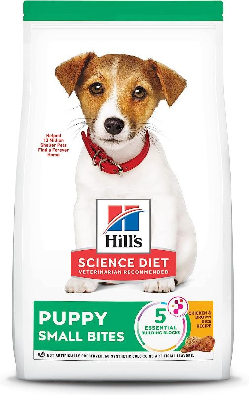 Photo 1 of Hill's Science Diet Dry Dog Food, Puppy, Chicken Meal & Barley Recipe, 15.5 lb. Bag
