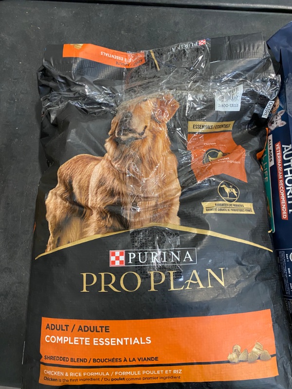 Photo 2 of Purina Pro Plan High Protein Dog Food With Probiotics for Dogs, Shredded Blend Chicken & Rice Formula - 18 lb. Bag