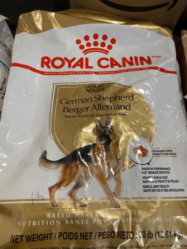 Photo 2 of Royal Canin German Shepherd Adult Dry Dog Food, 30 lb bag