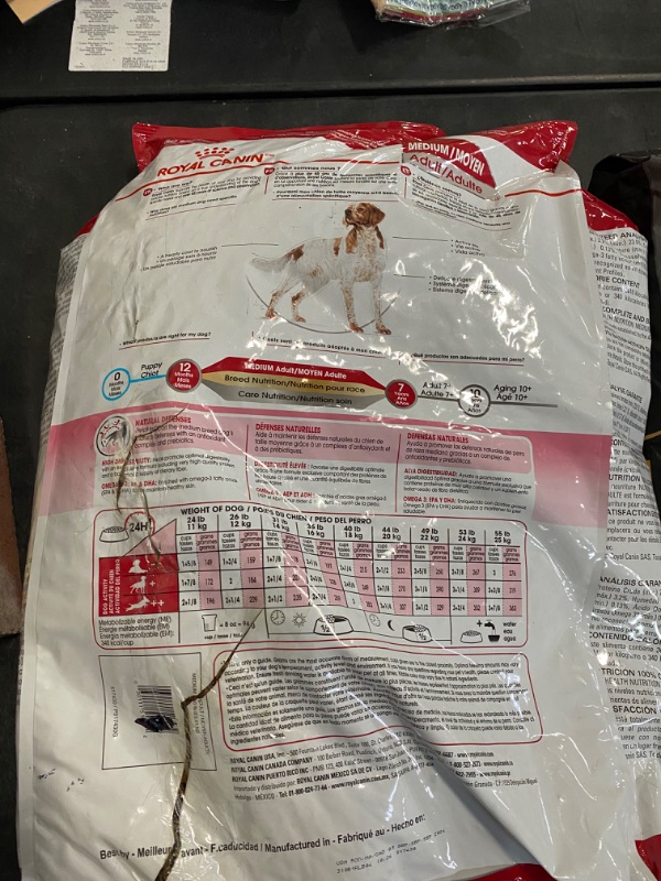 Photo 3 of Royal Canin Medium Breed Adult Dry Dog Food, 30 lb bag