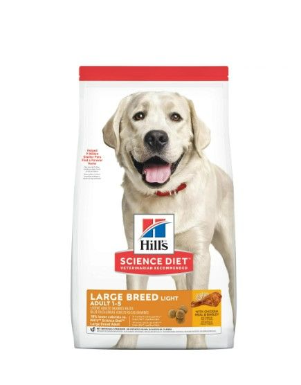 Photo 1 of Hill's Science Diet Adult Light Large Breed with Chicken Meal & Barley Dry Dog Food, 30 lb bag