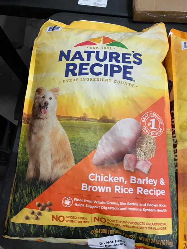 Photo 2 of Nature?s Recipe Dry Dog Food, Chicken, Barley & Brown Rice Recipe, 24 lb. Bag