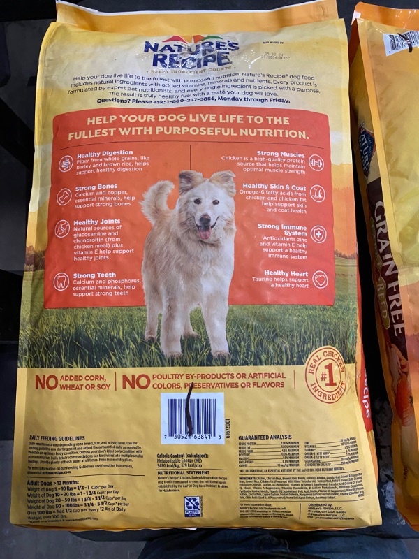 Photo 3 of Nature?s Recipe Dry Dog Food, Chicken, Barley & Brown Rice Recipe, 24 lb. Bag