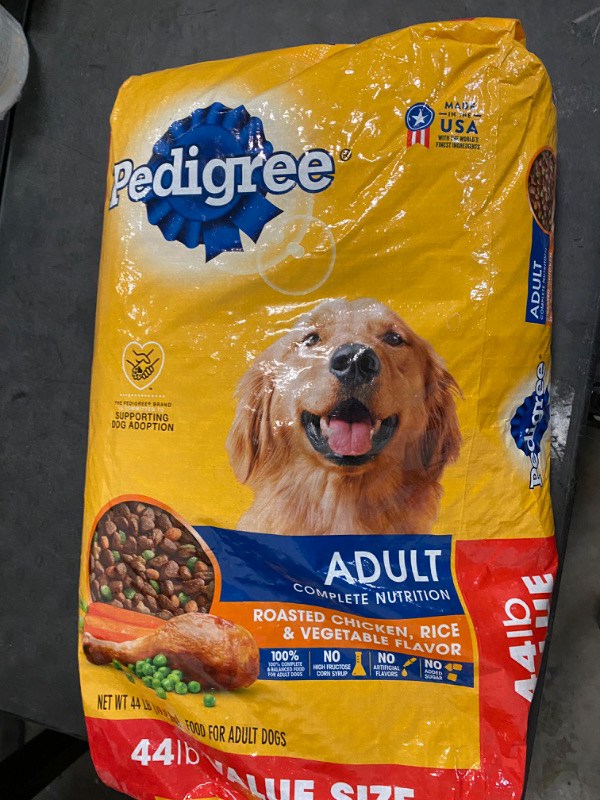 Photo 2 of Pedigree Adult Roasted Chicken, Rice & Vegetable Flavor Dry Dog Food 44 Pounds