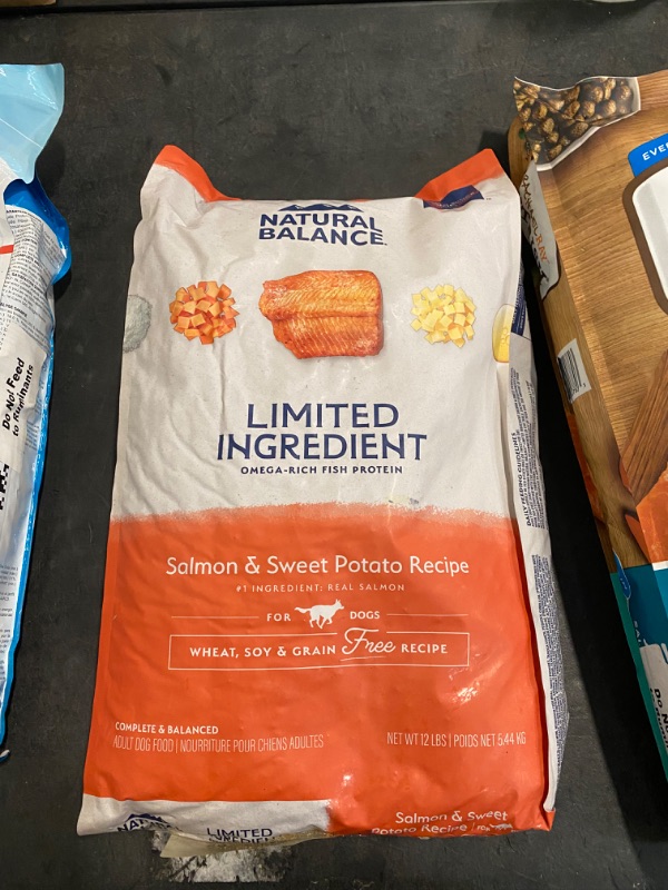 Photo 3 of Natural Balance Limited Ingredient Adult Grain-Free Dry Dog Food, Salmon & Sweet Potato Recipe, 24 Pound (Pack of 1)