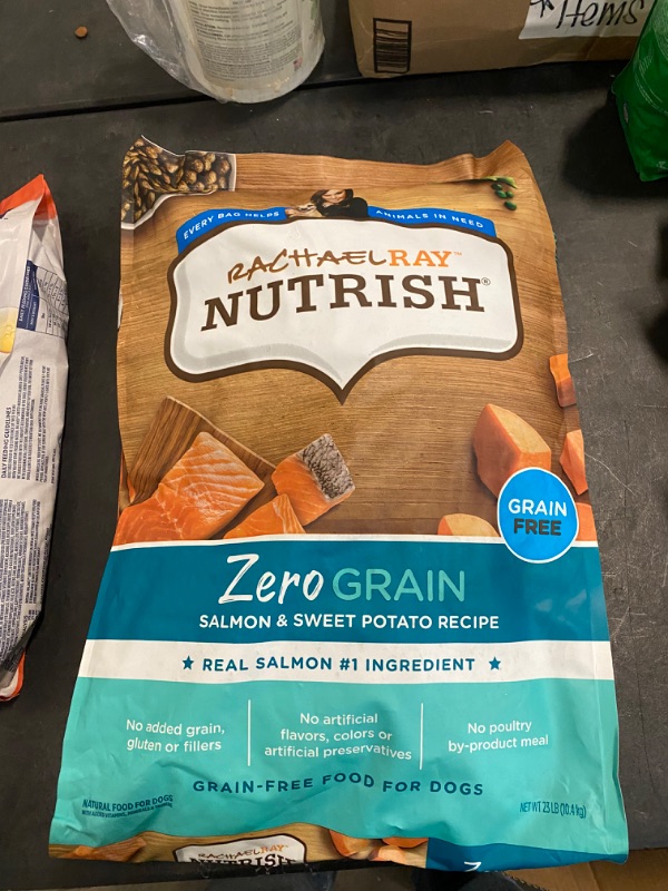 Photo 2 of Rachael Ray Nutrish Zero Grain Dry Dog Food, Salmon & Sweet Potato Recipe, 23 Pounds