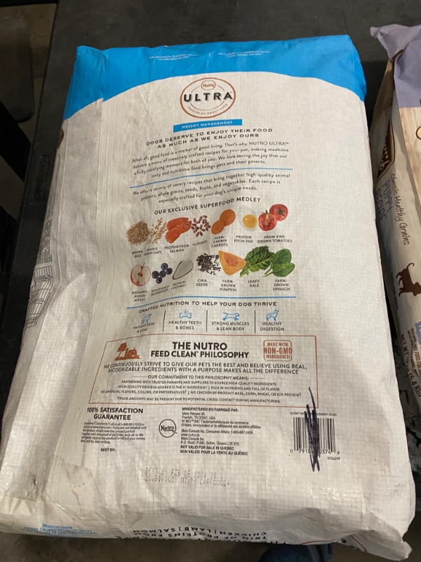 Photo 3 of NUTRO ULTRA Adult Weight Management High Protein Natural Dry Dog Food for Weight Control with a Trio of Proteins from Chicken, Lamb and Salmon, 15 lb. Bag