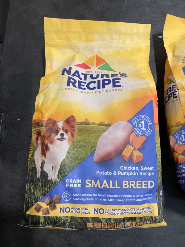 Photo 2 of Nature’s Recipe Small Bites Dry Dog Food, Chicken & Rice Recipe, 4 Pound Bag