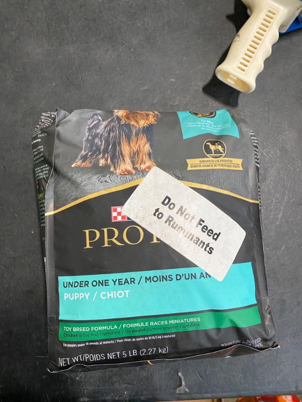Photo 2 of Purina Pro Plan High Protein Toy Breed Puppy Food DHA Chicken & Rice Formula - 5 lb. Bag