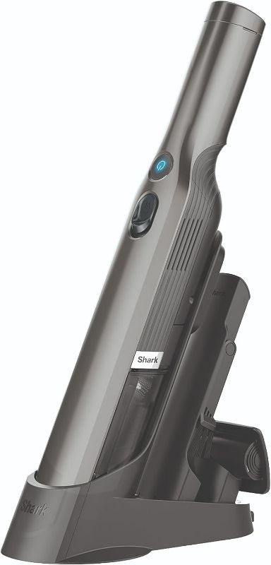 Photo 1 of Shark WV201 WANDVAC Handheld Vacuum, Lightweight at 1.4 Pounds with Powerful Suction, Charging Dock, Single Touch Empty and Detachable Dust Cup,Graphite, Slate