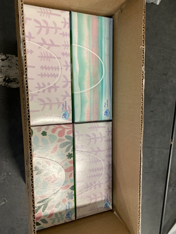 Photo 2 of Puffs Plus Lotion Facial Tissues, 8 Family Boxes, 124 Facial Tissues per Box (Packaging May Vary)