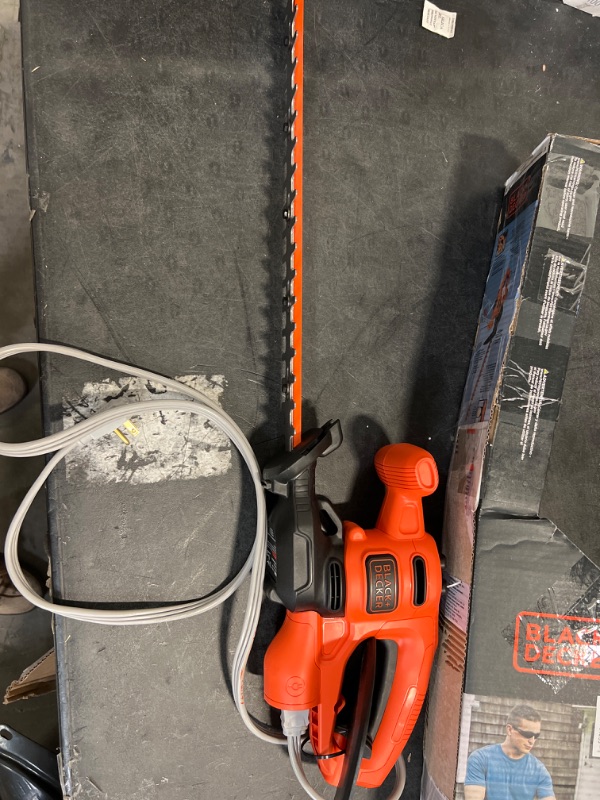 Photo 2 of BLACK+DECKER Hedge Trimmer with Easy-Fit All Purpose Glove (BEHT150 & BD505L) w/ Gloves