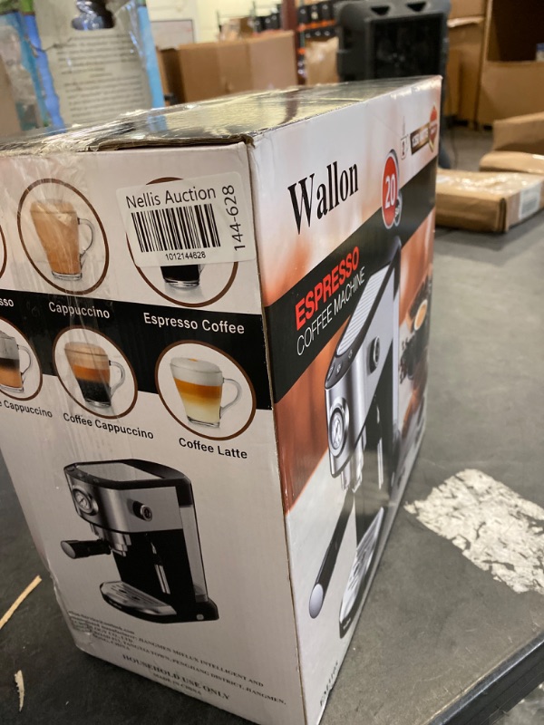 Photo 4 of Wallon 20 Bar Espresso Machine with milk frother, Espresso, Cappuccino, Latte, Machiato Maker, For Home Barista, 1.4L Water Tank, 1350W