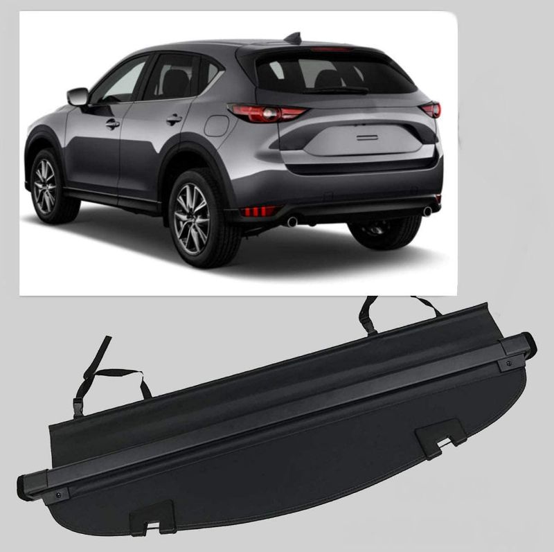 Photo 1 of Tonneau Cargo Cover For 2017 2018 Mazda Cx-5  Black Retractable Trunk Shielding Shade by Kaungka