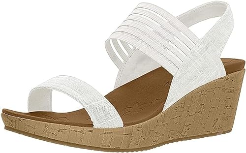 Photo 1 of Skechers Women's Beverlee Smitten Kitten Wedge Sandal- Size 8.5
