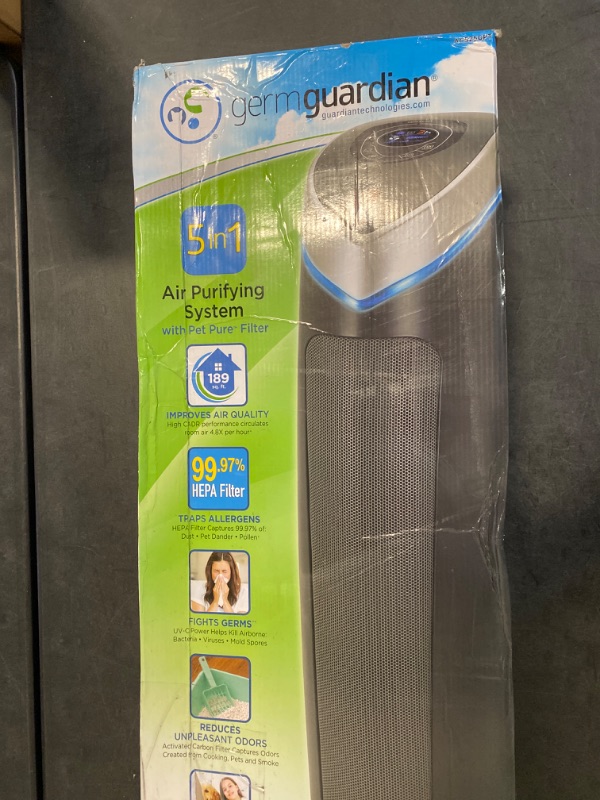 Photo 5 of Germ Guardian 4-in-1 Air Purifier w/ HEPA Filter, UVC Sanitizer & Odor Reduction
