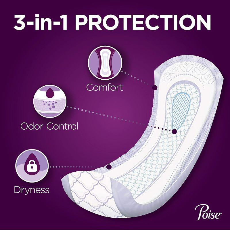 Photo 2 of POISE ULTIMATE ABSORBENCY PADS - LONG LENGTH PACK of 27
