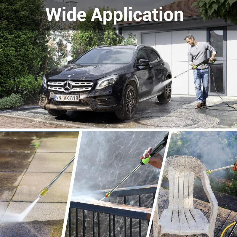 Photo 3 of Portable Electric Pressure Washer, 2150 Max PSI 2.6 GPM Power Washer Car Washer Machine with Adjustable Nozzle
