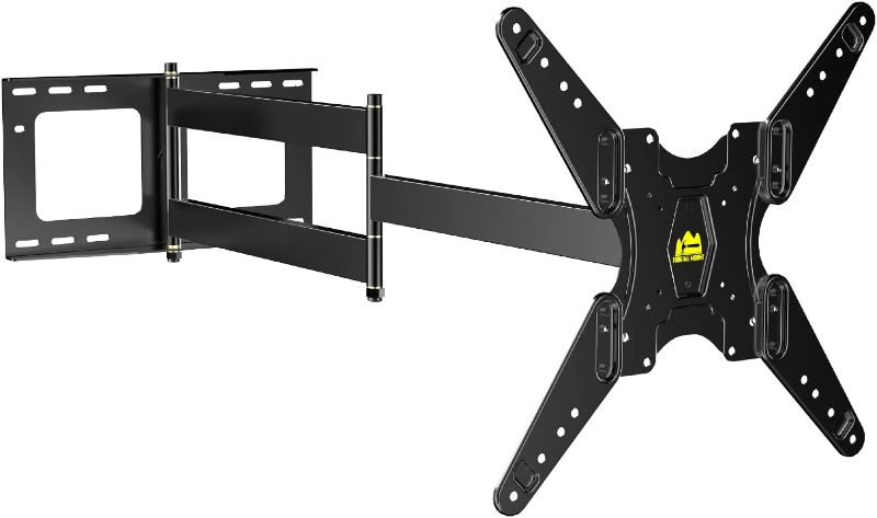 Photo 1 of FORGING MOUNT Long Arm TV Mount, 43" Extension Full Motion TV Monitor Corner Wall Mount Bracket, Fits 17-55 Inch Flat/Curve TVs & Monitors, VESA 400x400mm,Holds Up to110 lbs
