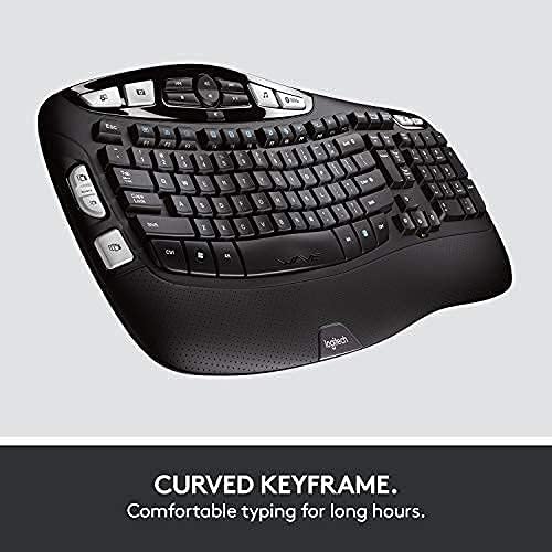 Photo 2 of Logitech MK570 Wireless Wave Keyboard and Mouse Combo, Black
