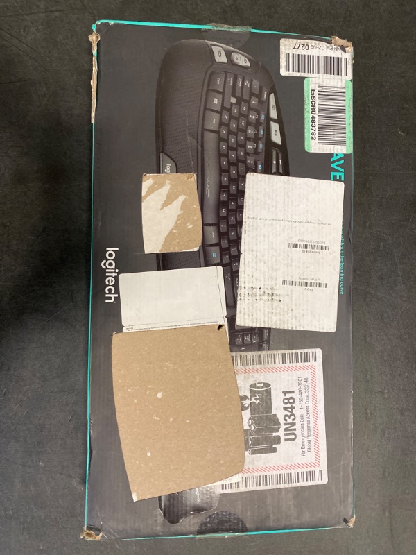 Photo 1 of Logitech MK570 Wireless Wave Keyboard and Mouse Combo, Black
