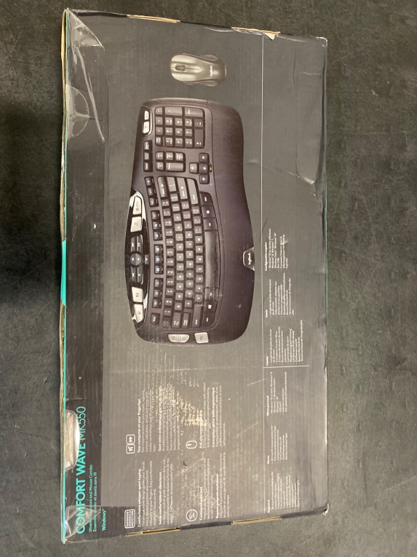 Photo 5 of Logitech MK570 Wireless Wave Keyboard and Mouse Combo, Black
