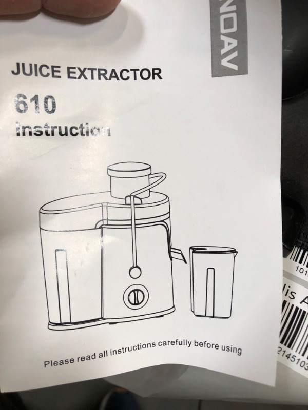 Photo 1 of juice extractor 