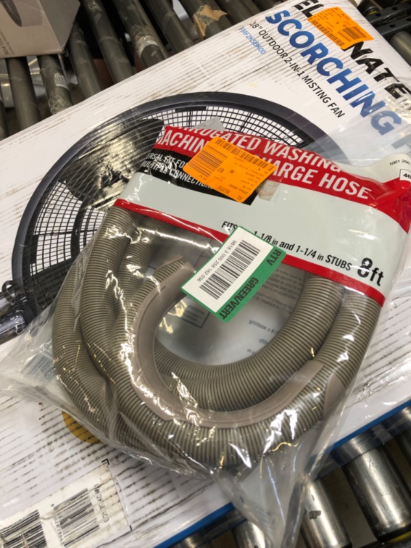 Photo 1 of 8 ft. Corrugated Washing Machine Discharge Hose