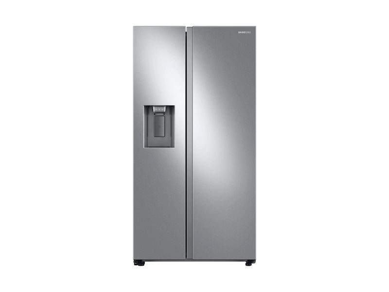 Photo 1 of 27.4 cu. ft. Large Capacity Side-by-Side Refrigerator in Stainless Steel *OPEN BOX* 
