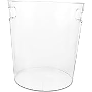 Photo 1 of 12Pack Small Waking Flower Bucket Clear Plant Pots Plastic Container Clear Plastic Vase Hydroponic Pot Round Flower Vase Acrylic Trash Can