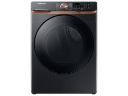 Photo 1 of 7.5 cu. ft. Smart Gas Dryer with Steam Sanitize+ and Sensor Dry in Brushed Black
