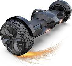 Photo 1 of Gyroor 8.5" Off Road All Terrain Hoverboards, 10mph Speed & Max 12.5 Miles by 700W Motor, F1 Fastest Racing Hoverboard for Adults with Bluetooth Speaker & LED Lights, Hoverboard for Kids Ages 6-12
