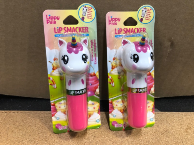 Photo 2 of 2pcs---Lip Smacker Lippy Pal Unicorn Flavored Lip Balm | Clear Matte | Unicorn Magic | For Kids, Girls | Stocking Stuffer | Christmas Gift