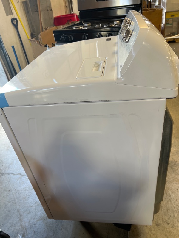 Photo 6 of 7.0 cu. ft. 240-Volt White Electric Vented Dryer with AUTODRY Drying System