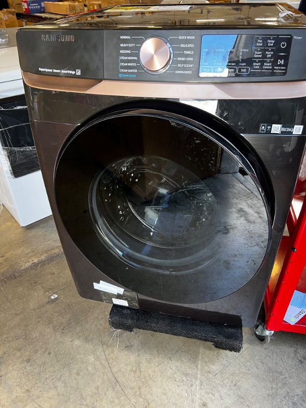 Photo 2 of 4.5 cu. ft. High-Efficiency Front Load Washer with Self-Clean+ in Brushed Black