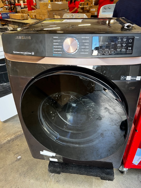 Photo 6 of 4.5 cu. ft. High-Efficiency Front Load Washer with Self-Clean+ in Brushed Black