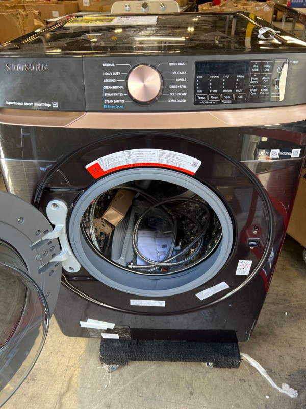 Photo 5 of 4.5 cu. ft. High-Efficiency Front Load Washer with Self-Clean+ in Brushed Black