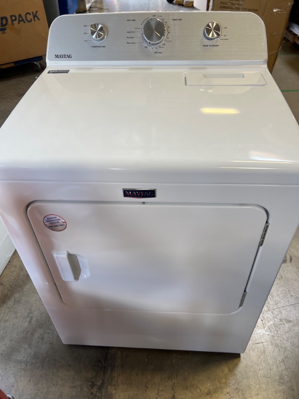 Photo 6 of Maytag FrontLoad Electric Wrinkle Prevent Dryer - 7.0 cu. ft.
Model# MED4500MW