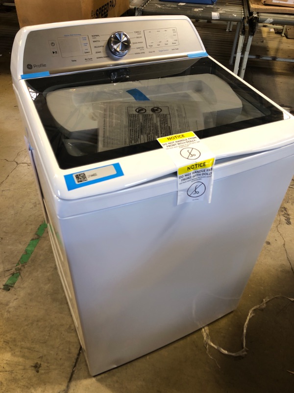 Photo 3 of 5.0 cu. ft. High-Efficiency Smart White Top Load Washer with Microban Technology, ENERGY STAR
