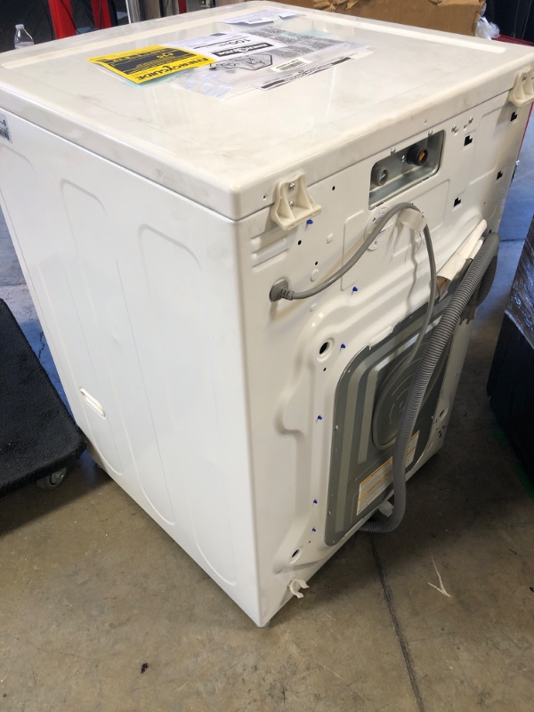 Photo 4 of LG 4.5 Cu. Ft. Stackable Front Load Washer in White with Coldwash Technology
